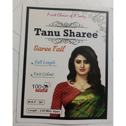 TANU SHREE RUBIA SAREE FALL  - 2.20 MTR